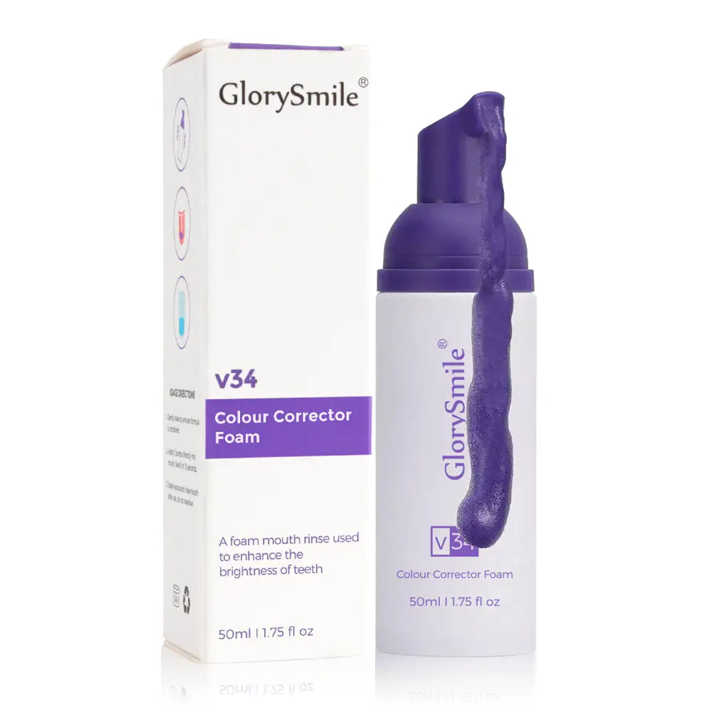 GlorySmile V34 Colour Corrector Whitening Foam