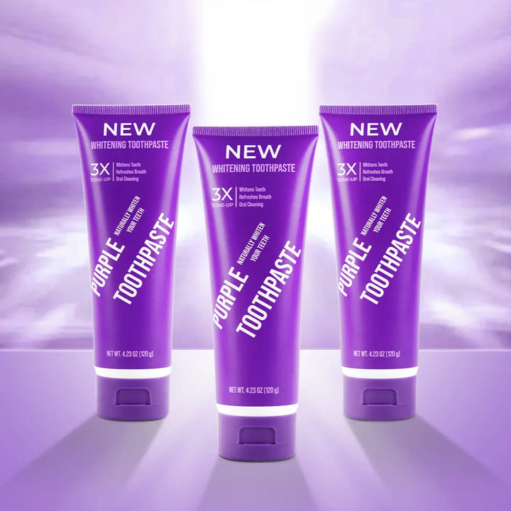 GlorySmile 65g Purple Colour-Correct Toothpaste